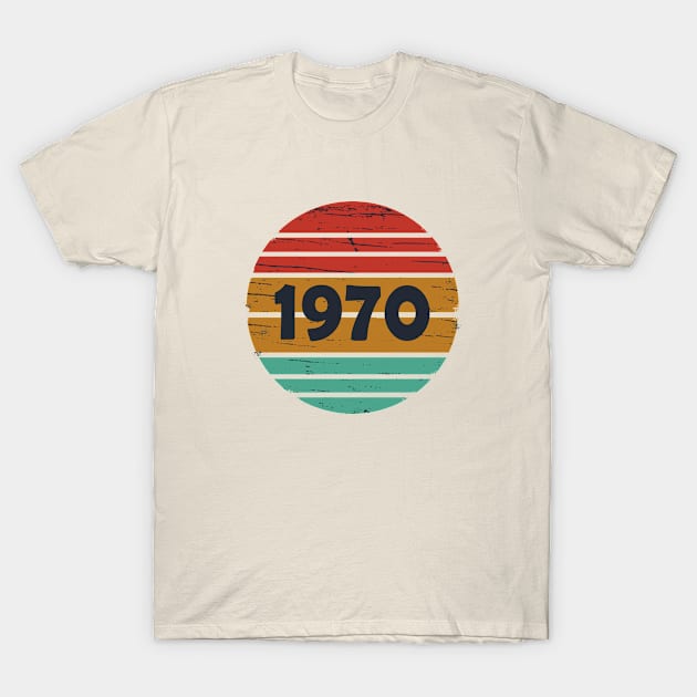 vintage 1970 birthday T-Shirt by omitay